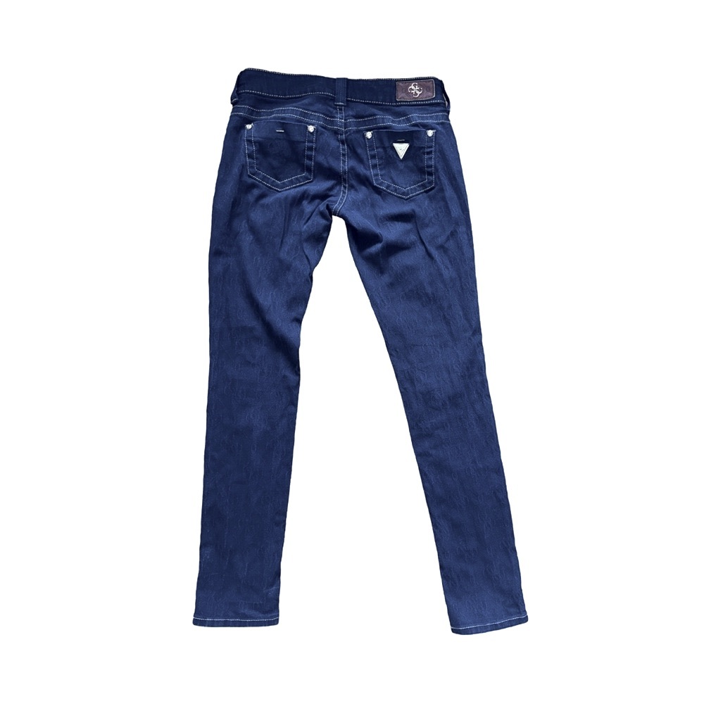 GUESS Premium Logo-Embossed Jeans - Picture 2 of 7
